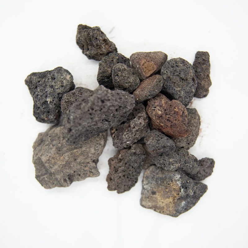 Black Lava Rock Gravel 1cu Bag Big Earth Supply