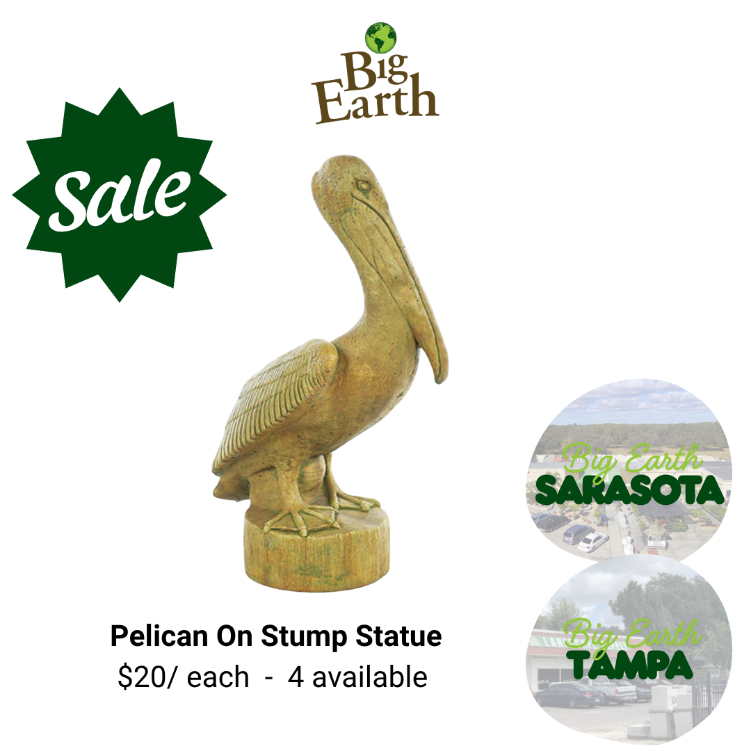 Pelican on Stump Statue